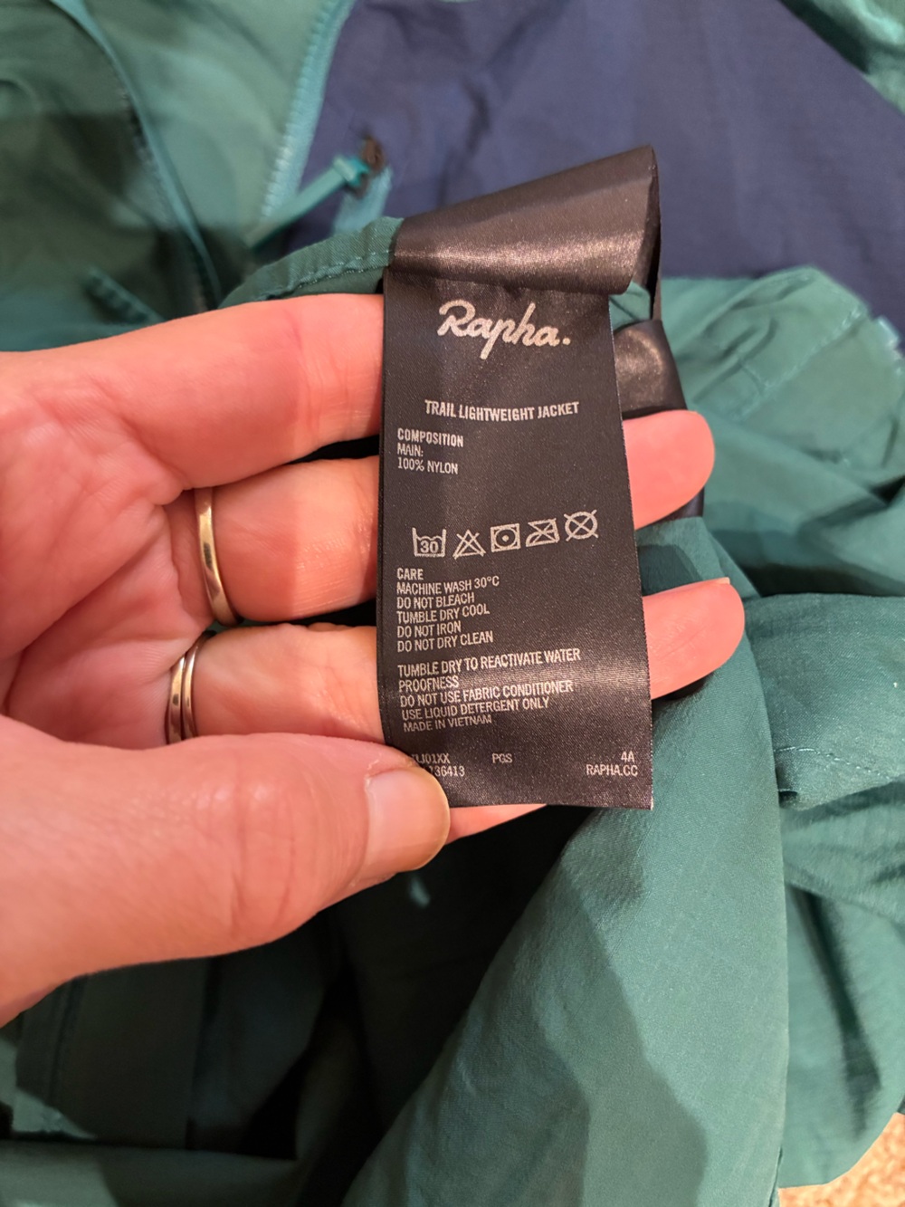 Rapha Men's Trail Lightweight Jacket Size L Mountain Biking DWR Windproof - Picture 9 of 9